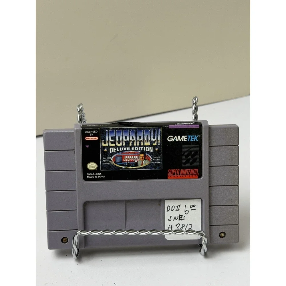 Jeopardy Deluxe Edition (Super Nintendo Entertainment System, 1993)